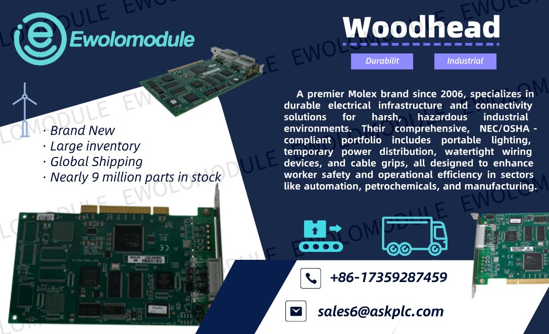 WOODHEAD PCU1000 : Mô-đun truyền thông Ethernet hiệu suất cao cho tự động hóa công nghiệp